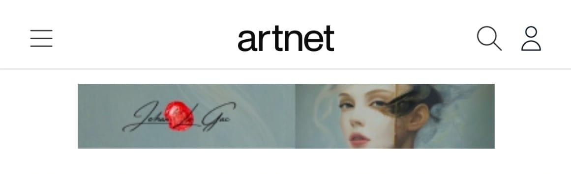 Jehan Legac featured on Artnet's main page