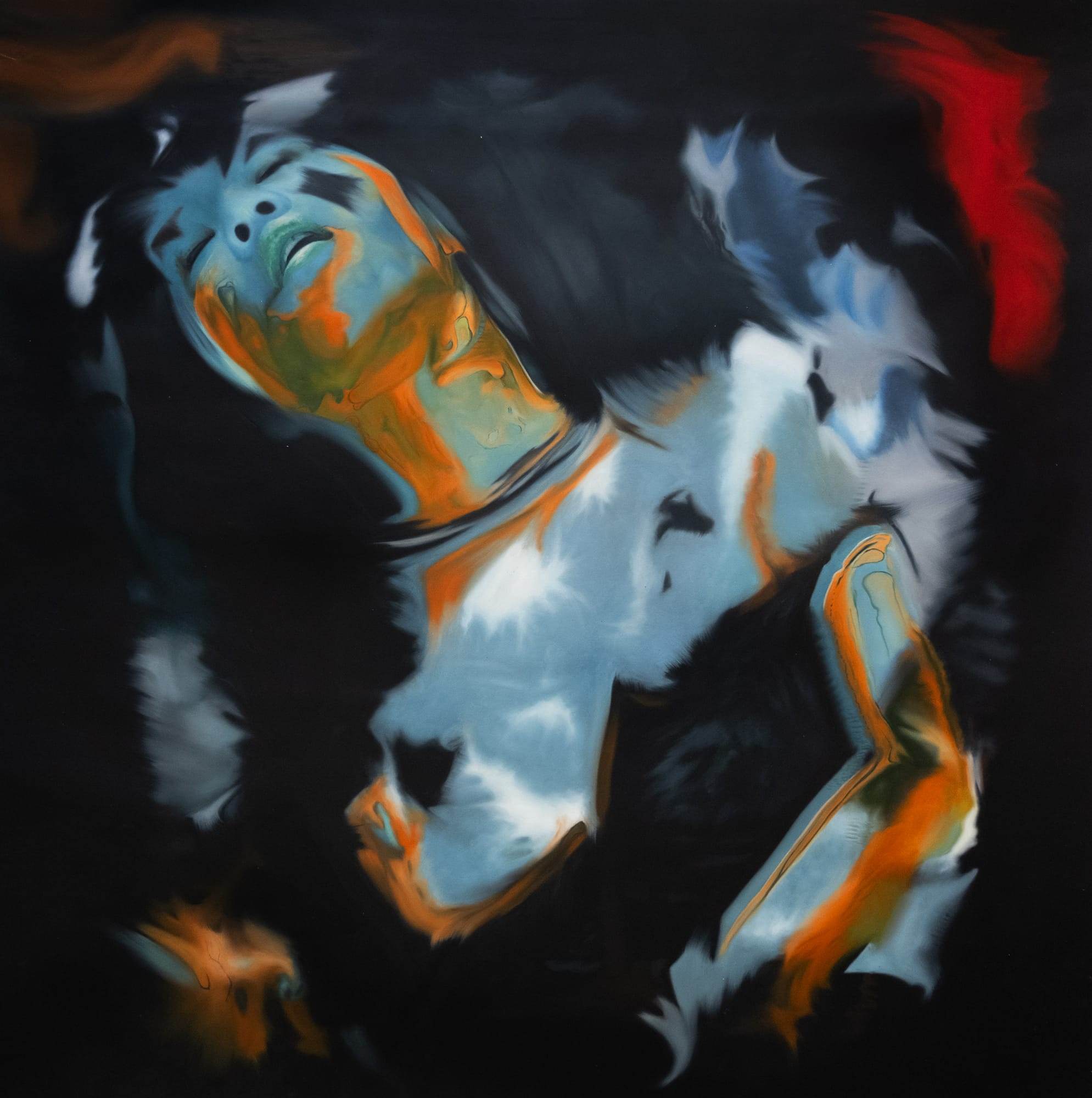 Isaan Trip 150 x 150 cm, 60 x 60 in. | Original Oil Painting on Canvas