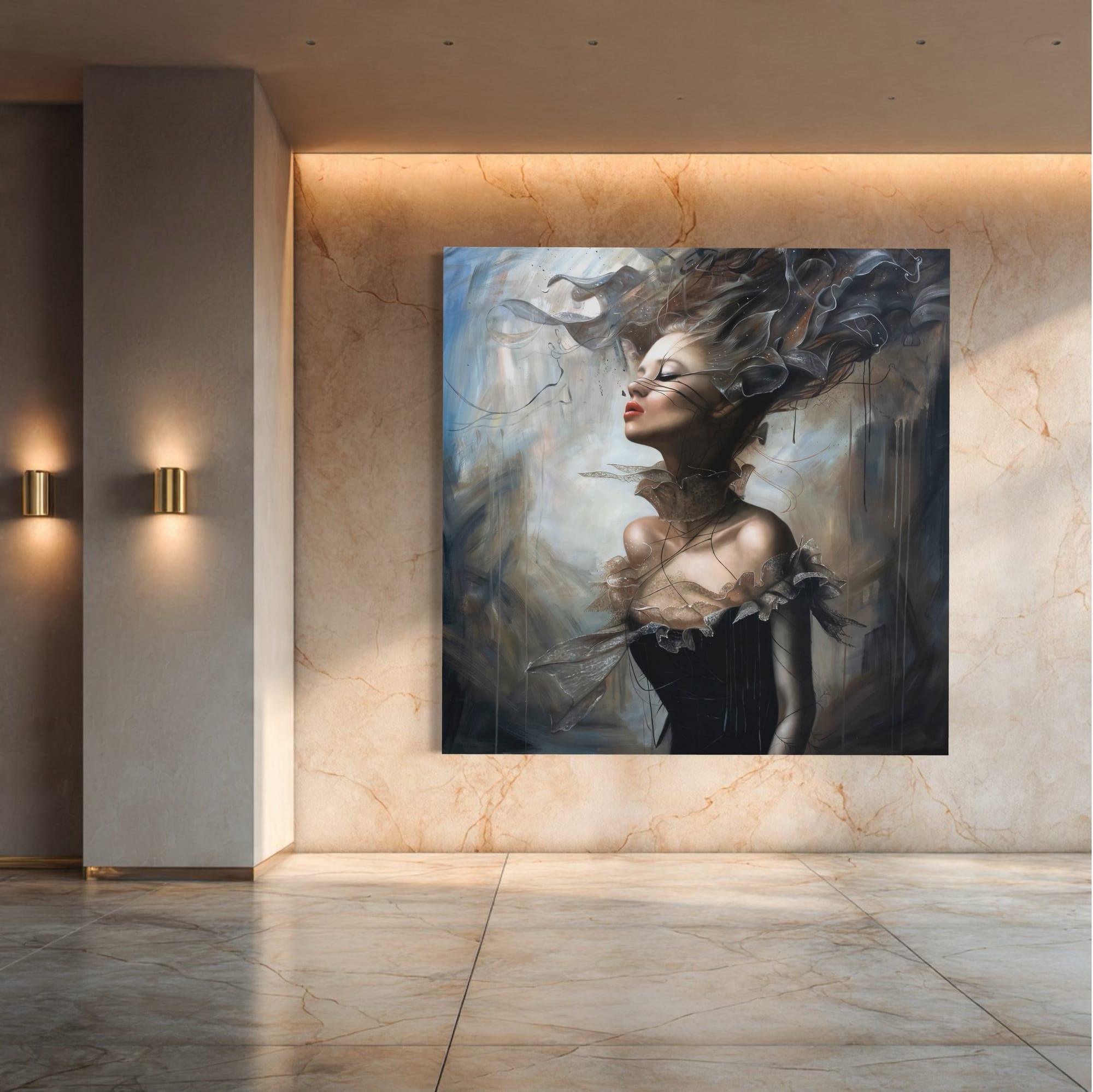 Majestic Reverie 150 x 150 cm, 60 x 60 in. | Original Oil Painting on Canvas